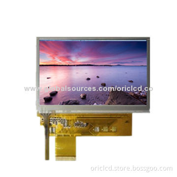 4.3-inch TFT LCD panel with 45pins and active area size 95.04X53.856mmNew